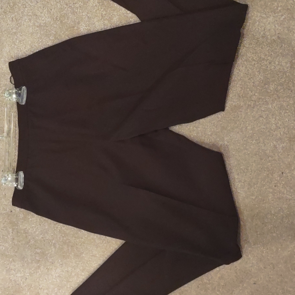 Alex Garfield iridescent pants slacks, 6, nwt Front Zipper, Black Purple Red